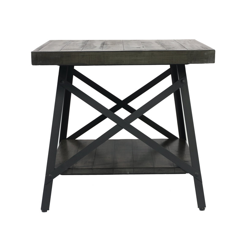 Kinsella End Table with Storage Joss & Main